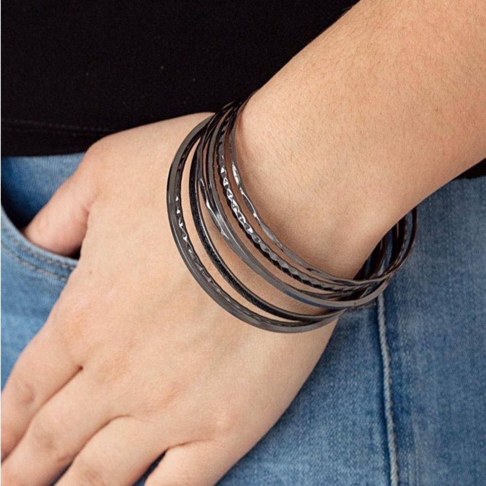 How Do You Stack Up? - Black Bracelets